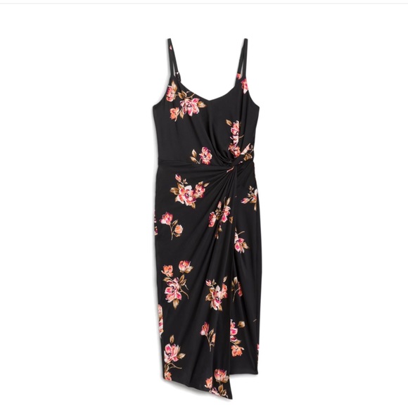 nine britton vivienne knit fitted midi dress Junior Plus Size Floral Smocked Square Neck Puff Sleeve Mini Dress Black / 1X-2X-3X/2-2-2